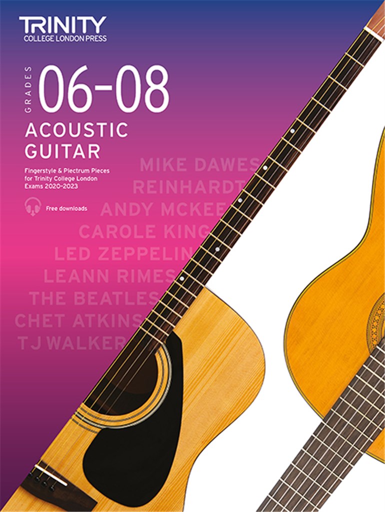 Acoustic Guitar Exam Pieces 2020-2023 Gr. 6-8